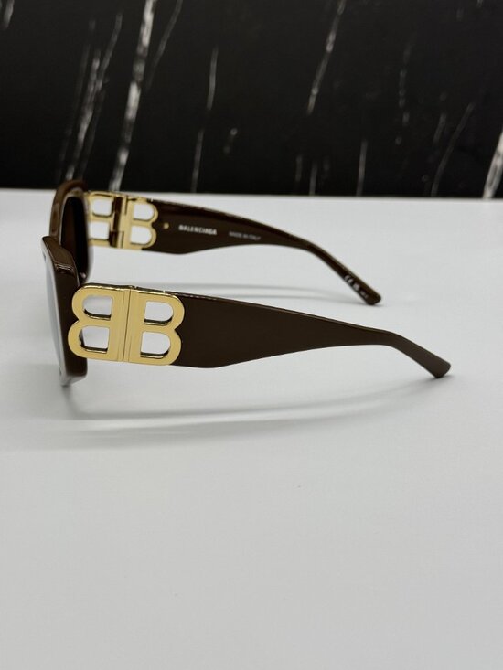 NEW BALENCIAGA BB0287S 003 BROWN CAT EYE WOMEN SUNGLASSES BALENCIAGA EYEWEAR main image 11